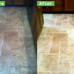 tile and grout cleaning before after